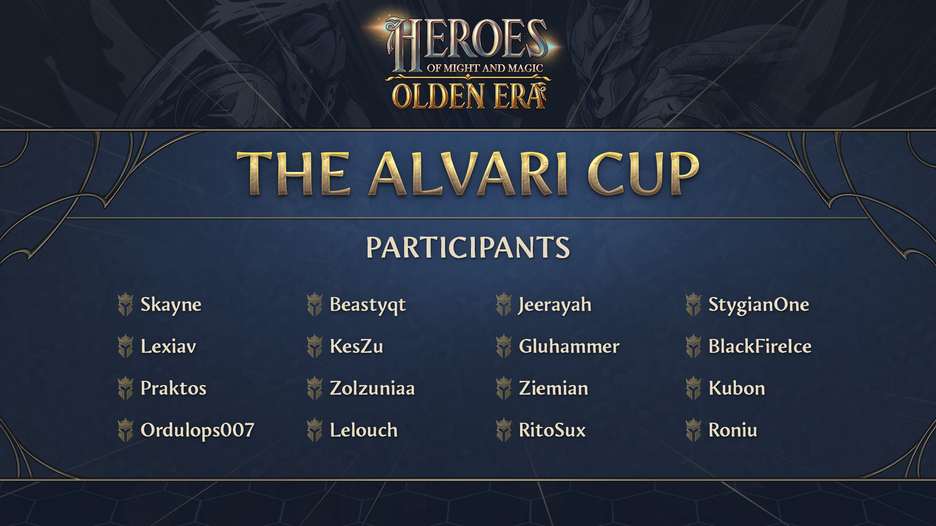 Alvari Cup bracket